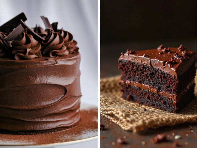 is cocoa powder chocolate chocolate cakes