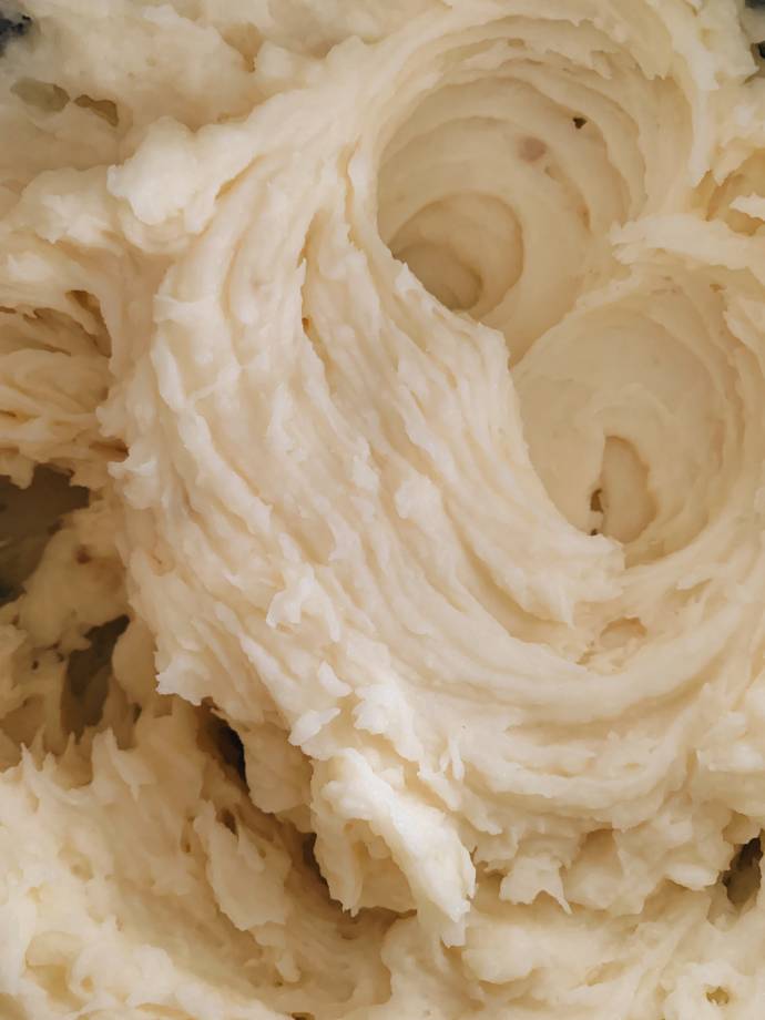 Whipped mashed potatoes