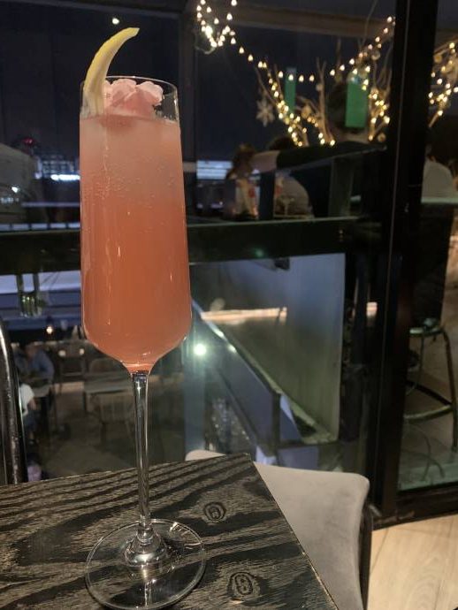 Vela Rooftop Bar Cocktail