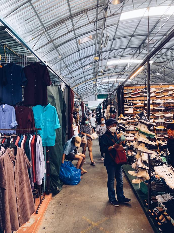 Clothes at Wang Lang Market
