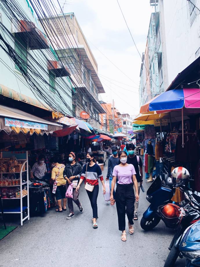 Streets of Wang Lang Market