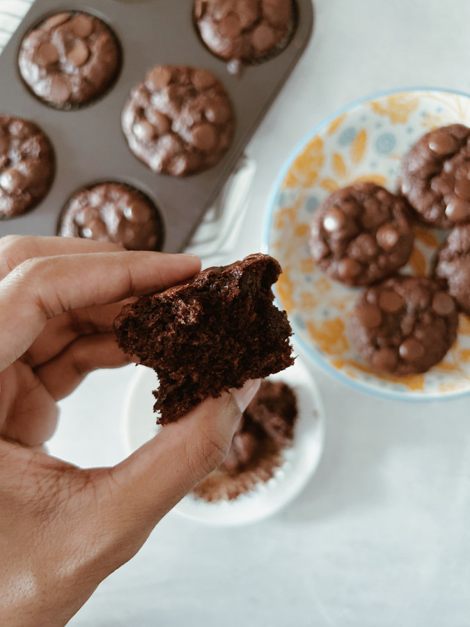 chocolate banana muffins easy recipe