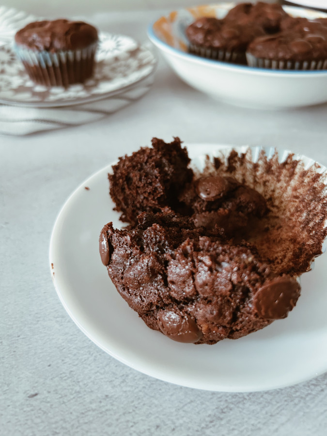 chocolate banana muffins easy recipe