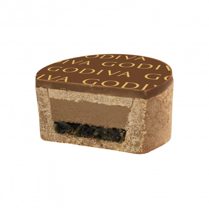 GODIVA's Black Sesame Milk Chocolate Pastry mooncake
