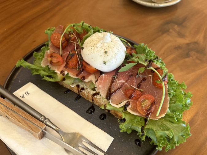 Bartels Procuitto Sandwich with Burrata Bangkok Cafes on the cravers guide