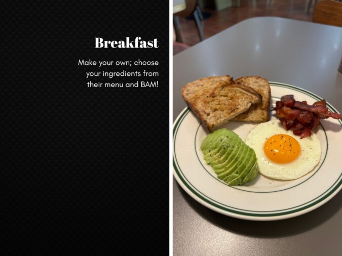 Pridi Cafe build your own breakfast