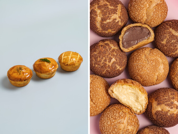 Classic pot pies and cream-filled puff pastries singapore