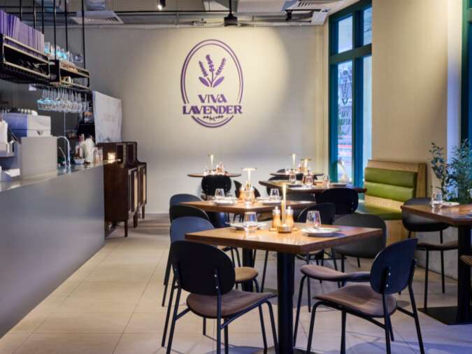 Viva Lavender Restaurant Interior