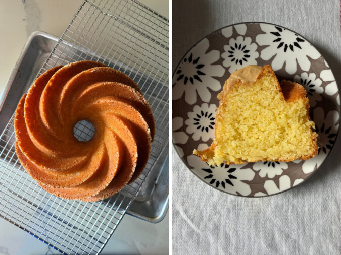 Lemon Olive Oil Yoghurt Cake 4
