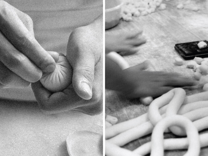 Old school dumpling folding from Taipei